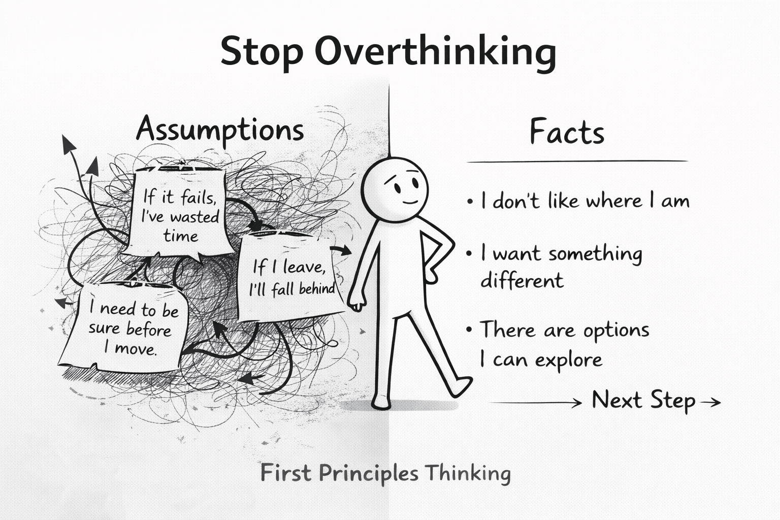 Thinking Fact First Principles Thinking Explained | Transparent Transformations