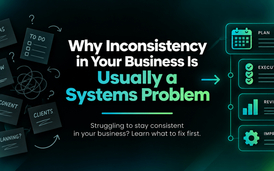 Why Inconsistency in Your Business Is Usually a Systems Problem